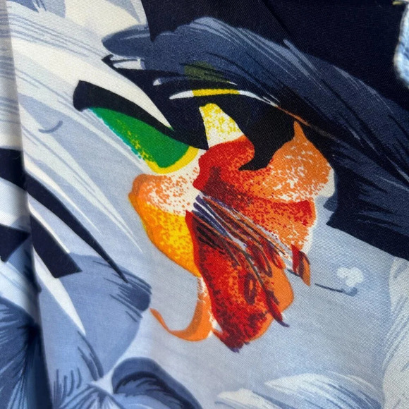 Kennington Vintage Men's Hawaiian Floral Short Sleeve Camp Shirt Size Large - Picture 4 of 7